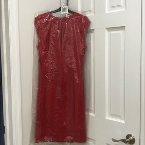 Red over-knee dress